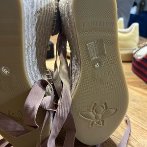 Gucci wedge sandals 38.5